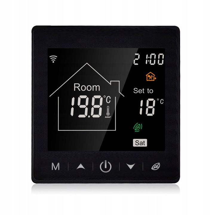 Wifi izbový termostat digitálny lcd regulátor teploty aplikácia 16 a